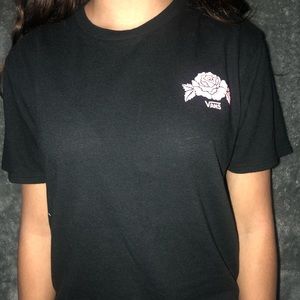 black vans t-shirt